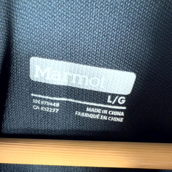 Marmot M3 Soft Shell Jacket Men's Large Black Stretch Secure Pockets Full Zip - Picture 9 of 13